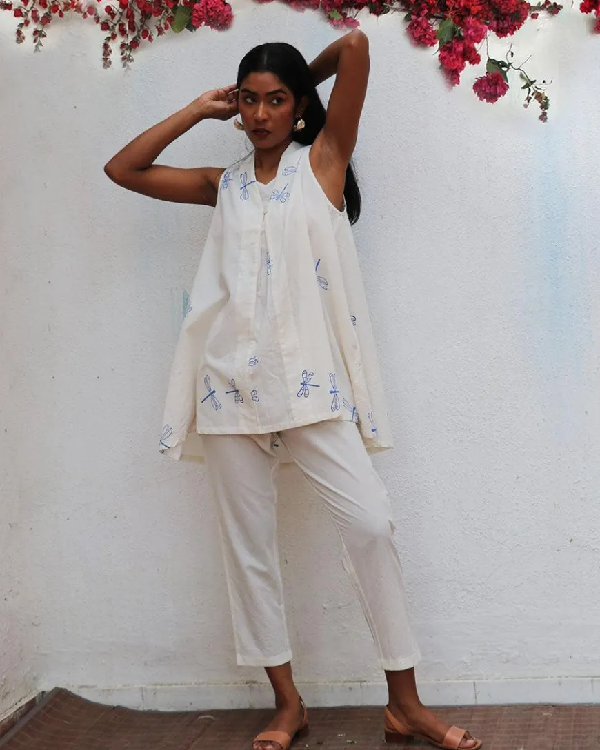 Soha Blockprinted Cotton Top - BGVL