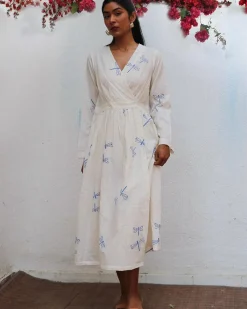 Soleil Blockprinted Cotton Dress - BGVL