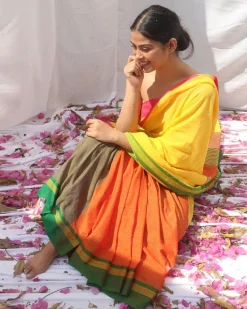 Subarnalata  Handwoven Cotton Saree - LIDD