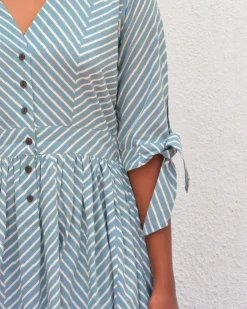 Tundra Handblockprinted Cotton Dress-Sor