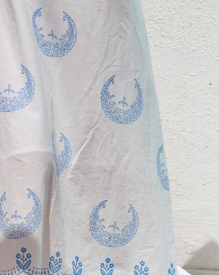 Vanessa Handprinted Cotton Dress - WITC