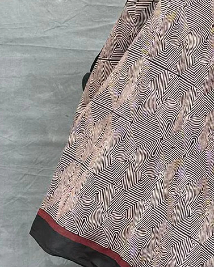 Winter’s Veil Blockprinted Cotton Dupatta