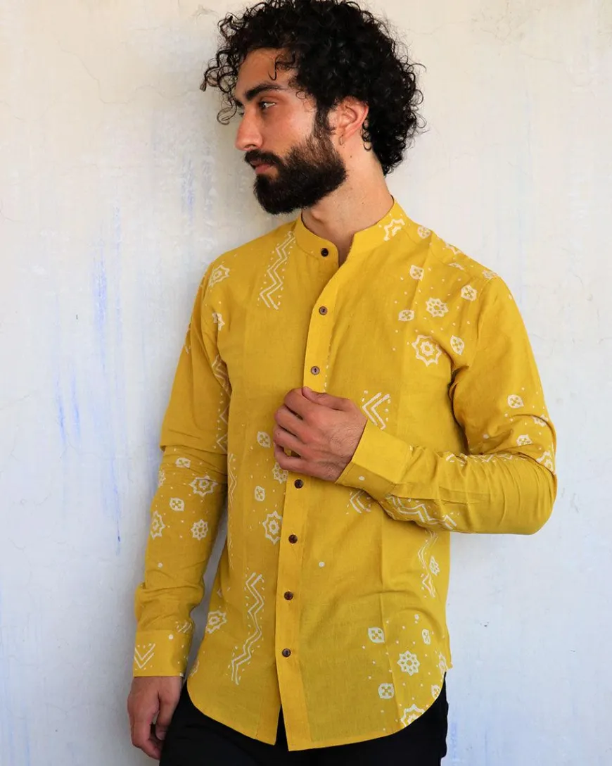 Yellow Mens Shirt - Love Despite