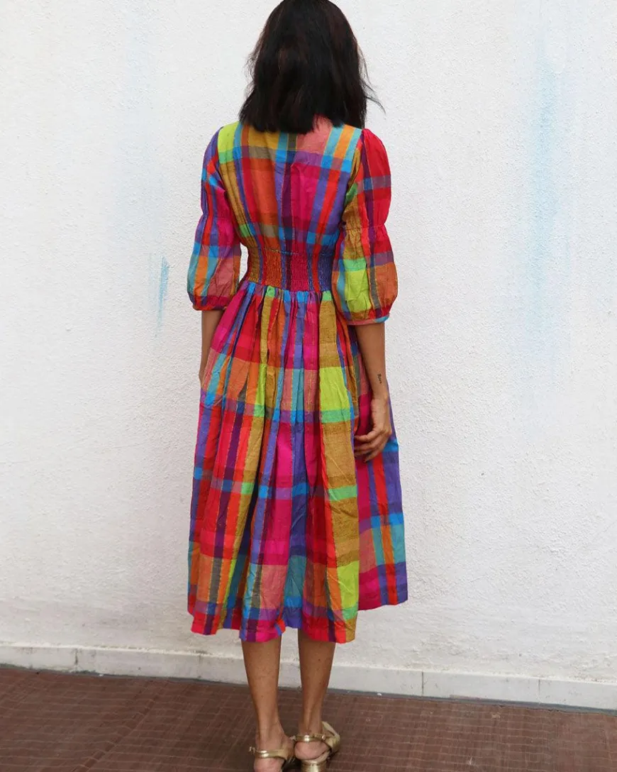Zehra Handwoven Cotton Dress