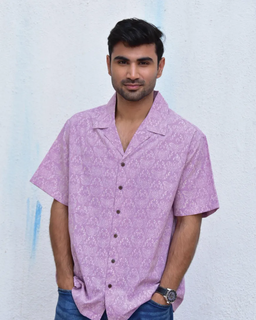 Zen Garden Handblockprinted Pure Cotton Shirt