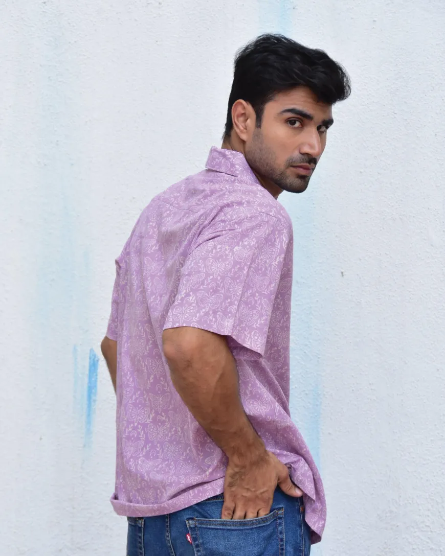 Zen Garden Handblockprinted Pure Cotton Shirt