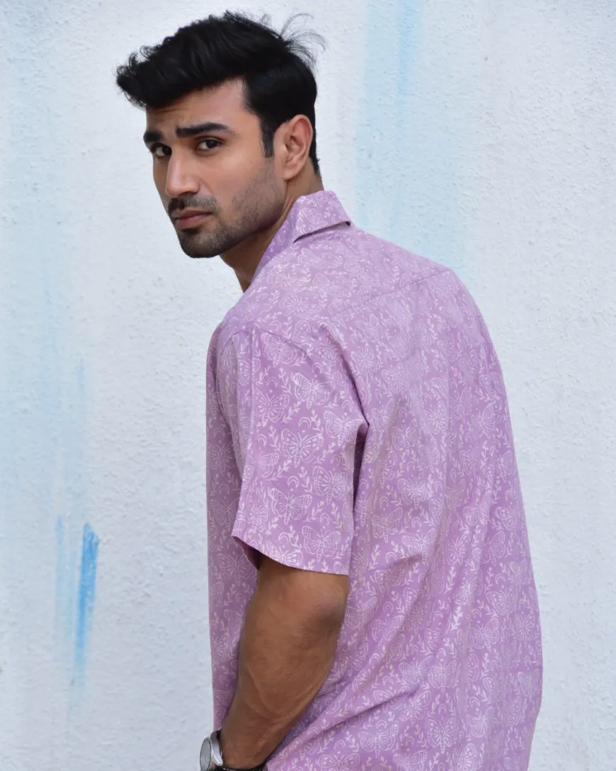 Zen Garden Handblockprinted Pure Cotton Shirt